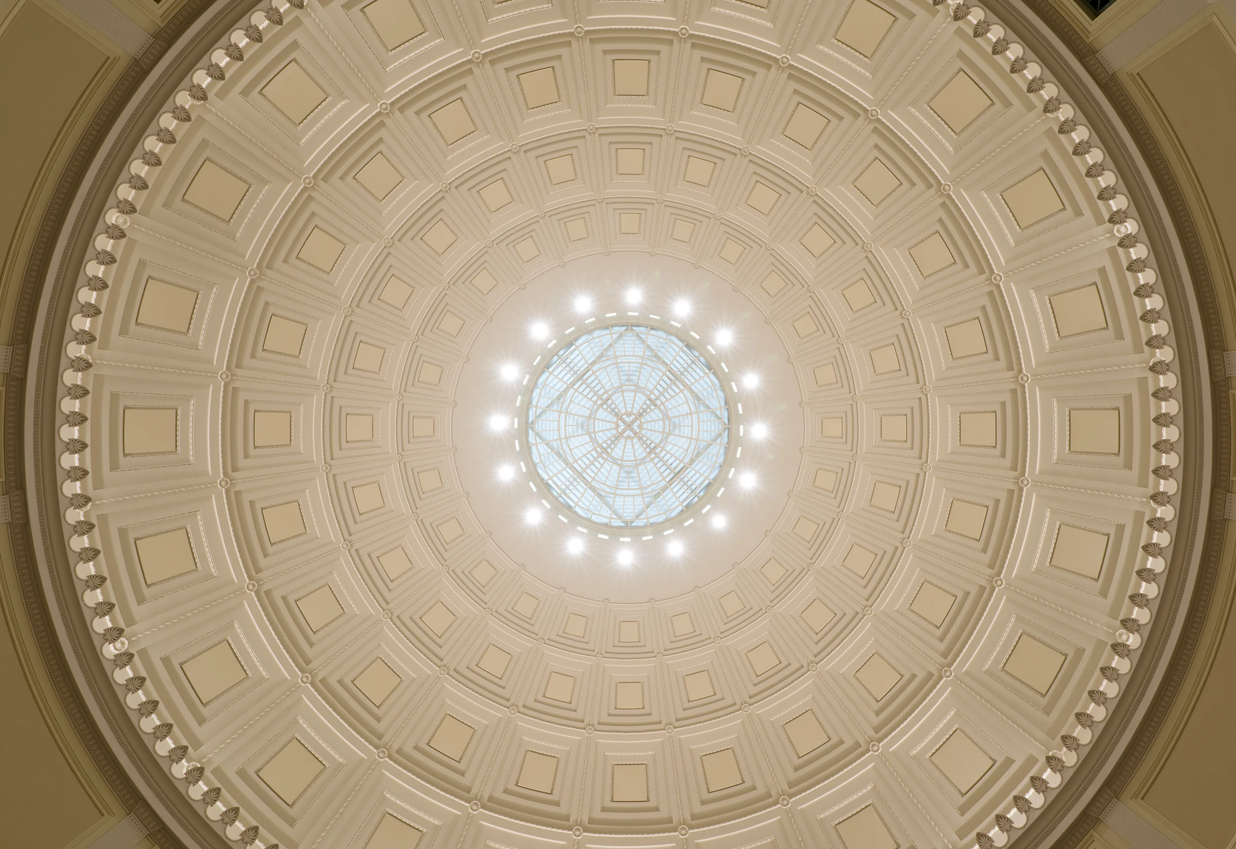 Barker Library Dome Restoration, Massachusetts Institute of Technology.
