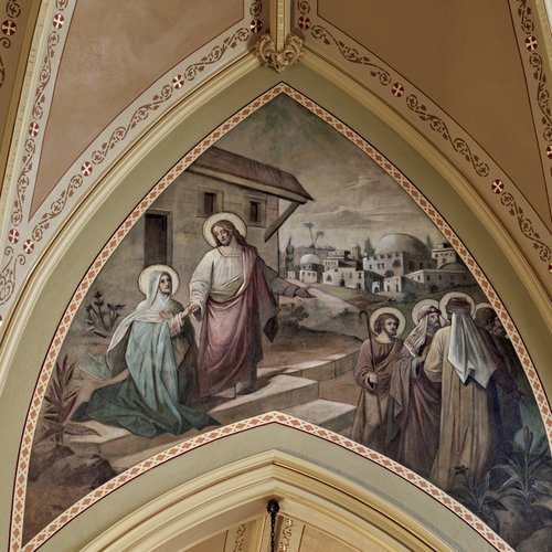 Mural in St. Patrick's Parish