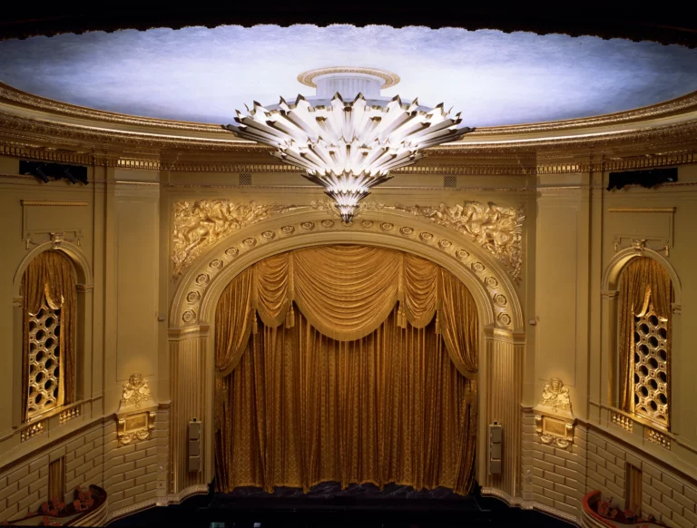 Ornate gold opera house