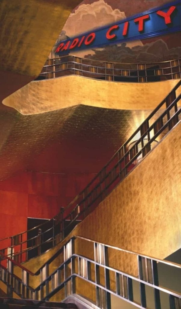 Radio City Music Hall Grand Lobby Staircase