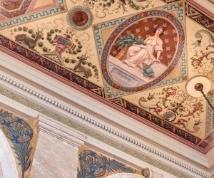 South Lobby: Ceiling Mural after conservation