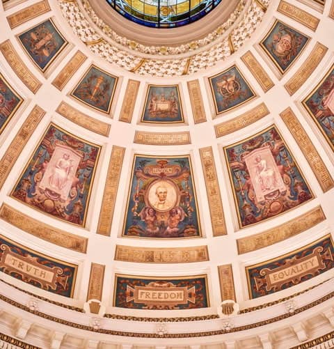 Dome Mural: After Conservation
