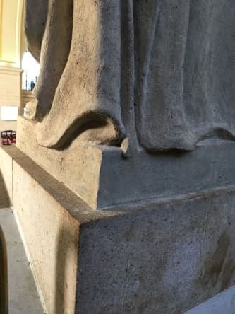 Restoring the Legionnaire Statues of Union Station (After Plaster Repair base)