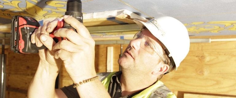 Mechanical reattachment of Plaster Ceiling