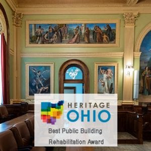 Fulton County Courthouse recognized with the 2020 Heritage Ohio Best Public Building Rehabilitation Award
