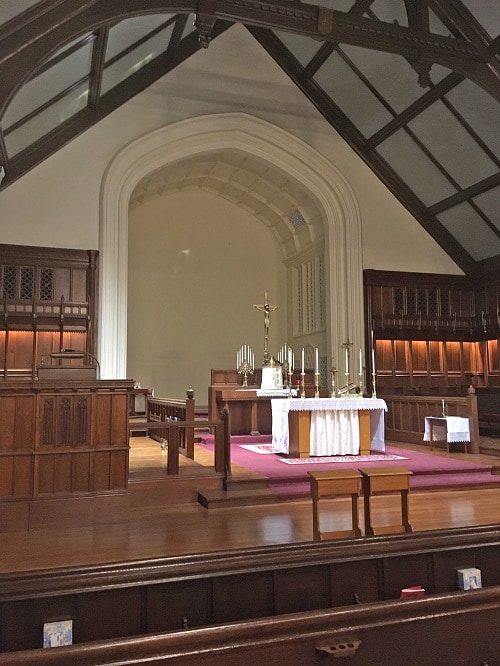 Thomas Aquinas College Chapel - Before