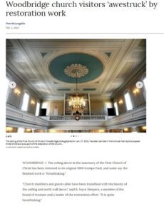 Fairfield Citizen Article on First Church of Christ