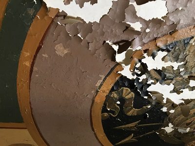 Old Steinway Paint Loss