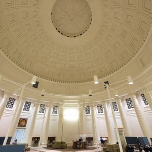 MIT Barker Library Before Decorative Painting Restoration