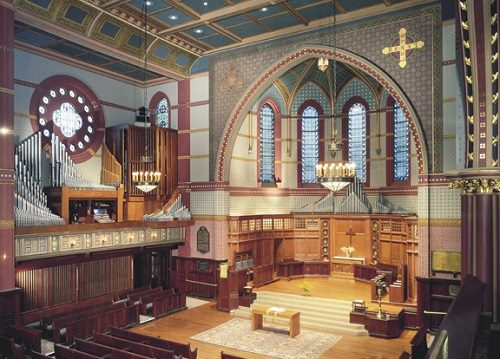 Battell Chapel at Yale University Decorative Painting Restoration