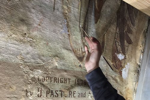 Infilling and Restoration of a Historic Fresco