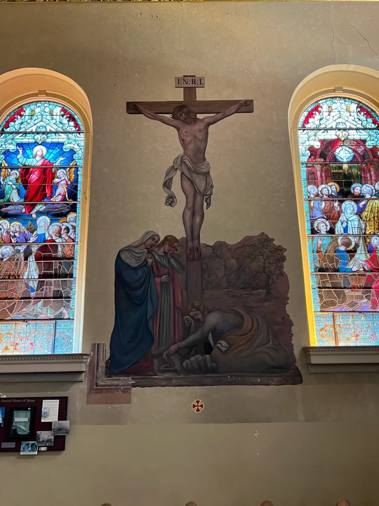 During Exposure for the Basilica of Sacred Heart